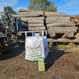 Kiln Dried Softwood Bulk Bag + Free Bag of Kindling